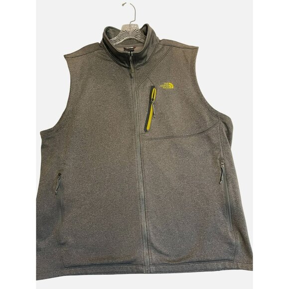 The North Face Men's Windwall Softshell Vest Sz XXL in Gray - Picture 1 of 16